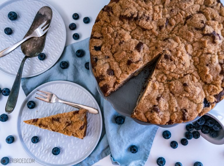 Blaubeer-Vanille-Streuselkuchen – Blaubeeren mit Vanille, eine perfekte Kombination!