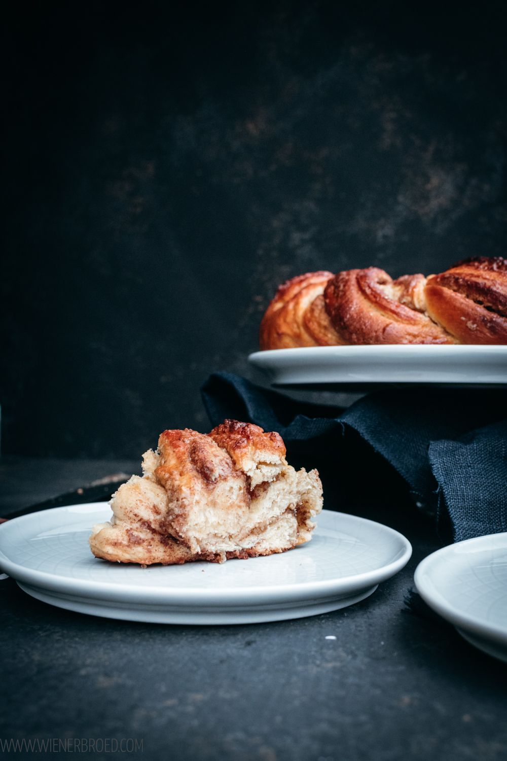 Zimt-Marzipan-Hefekranz - Wienerbrød - skandinavisch backen