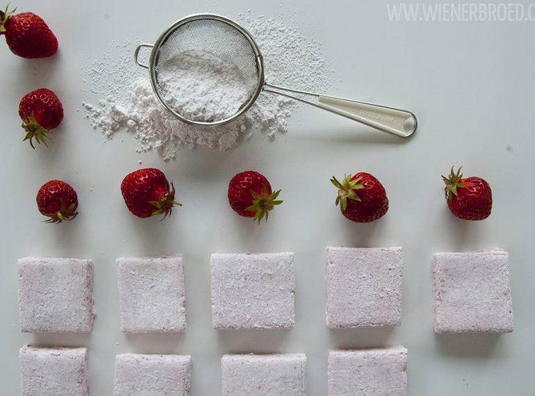 Erdbeer-Marshmallows – Erdbeeren noch süßer? Geht!
