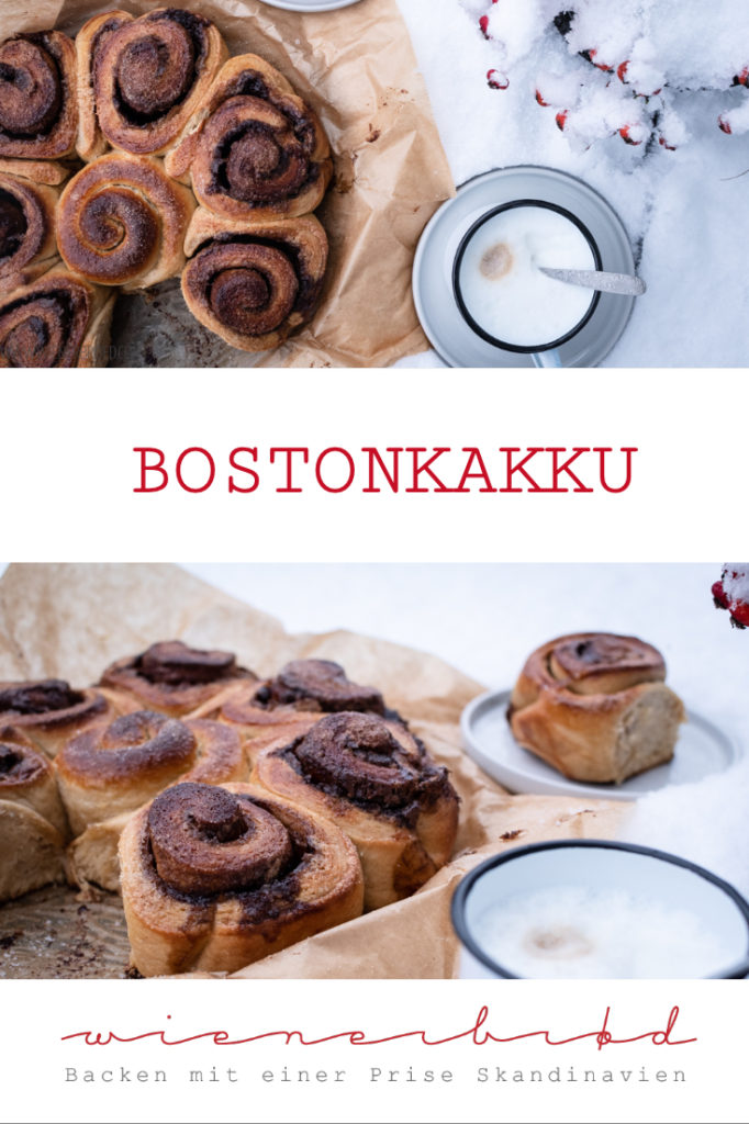 Bostonkakku, finnischer Zimtschnecken.L?Kuchen, herrlich saftig und fluffig / Bostonkakku, Finnish Cinnamon bun cake, fluffy and moist [wienerbroed.com]
