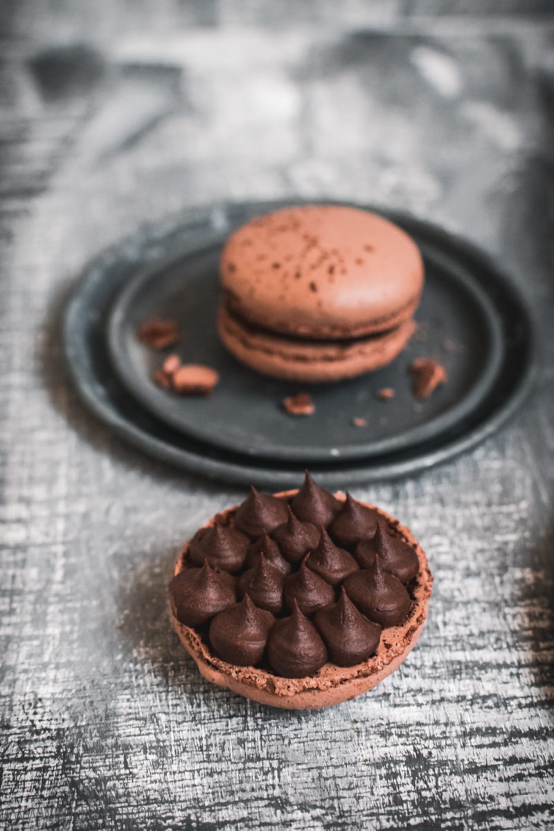 Schokoladen-Macarons - Wienerbrød - skandinavisch backen