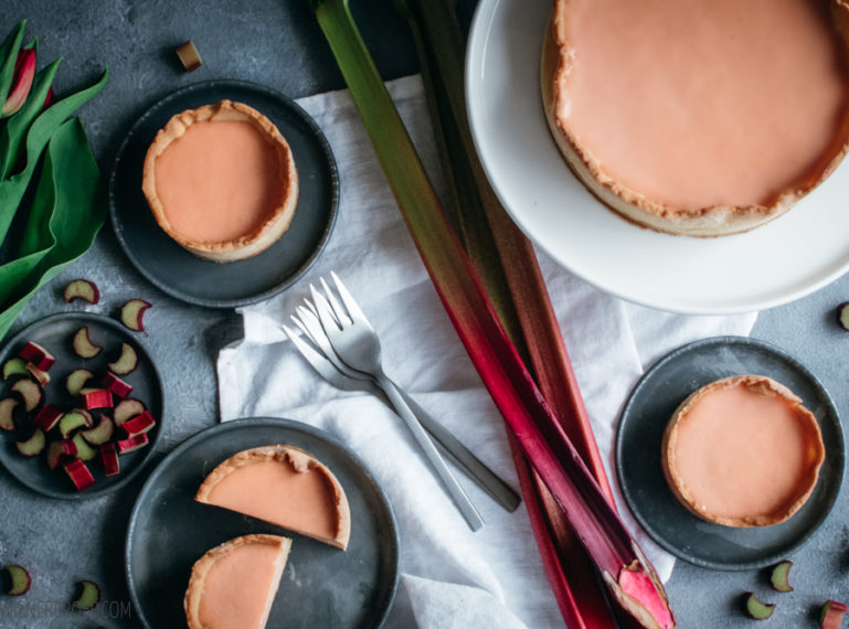 Rhabarber Tarte Wienerbrod Skandinavisch Backen