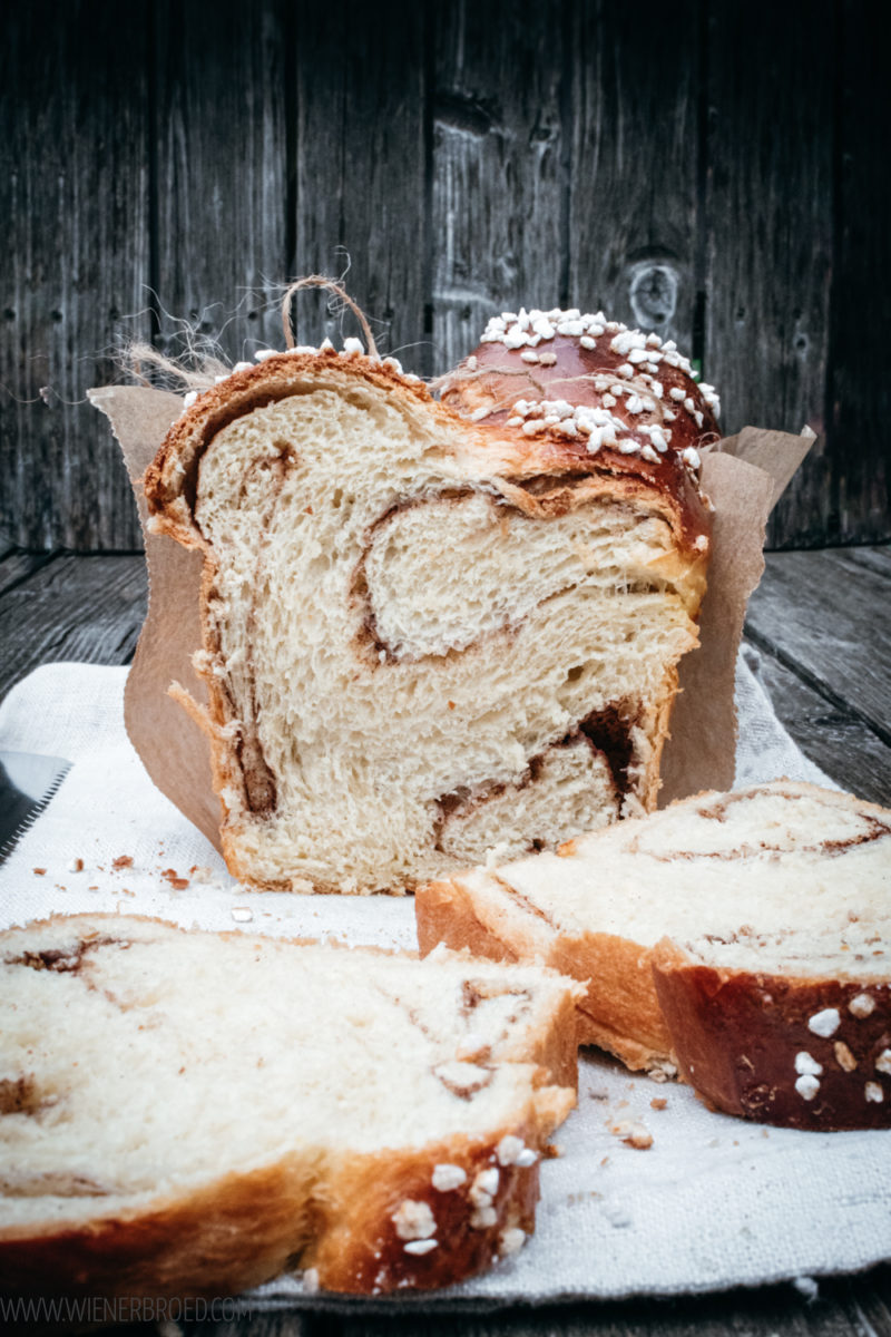 Zimtschnecken-Zopf - Wienerbrød - skandinavisch backen