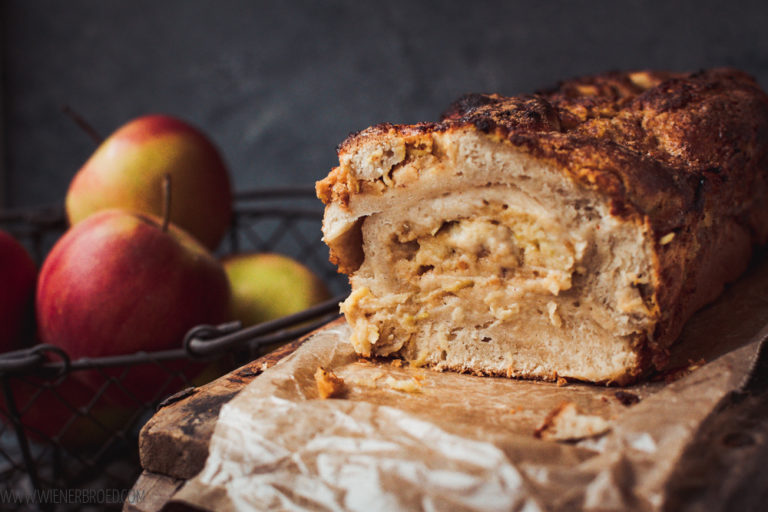 Apfel-Marzipan-Striezel - Wienerbrød - skandinavisch backen
