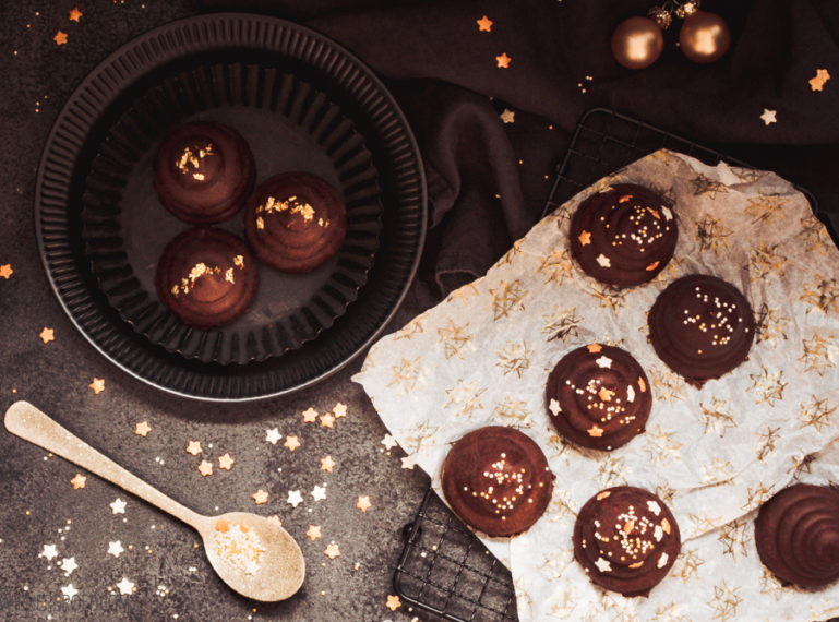 Rezept für Jul-Flødeboller – Weihnachtsschaum und Weihnachtsschokolade