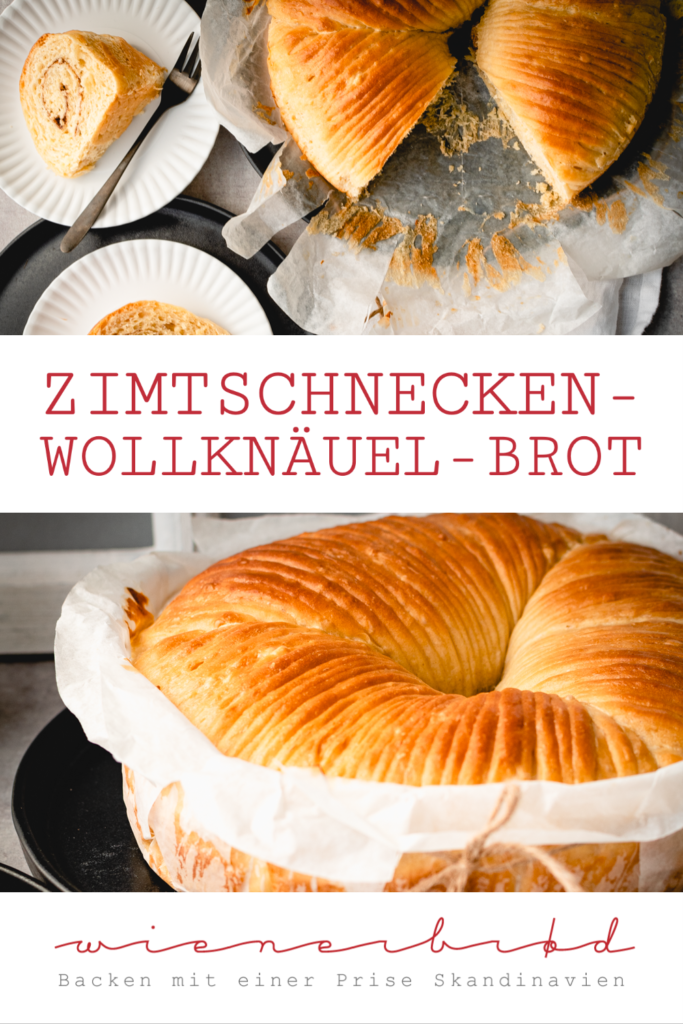 Pin Zimtschnecken-Wollknäuel-Brot