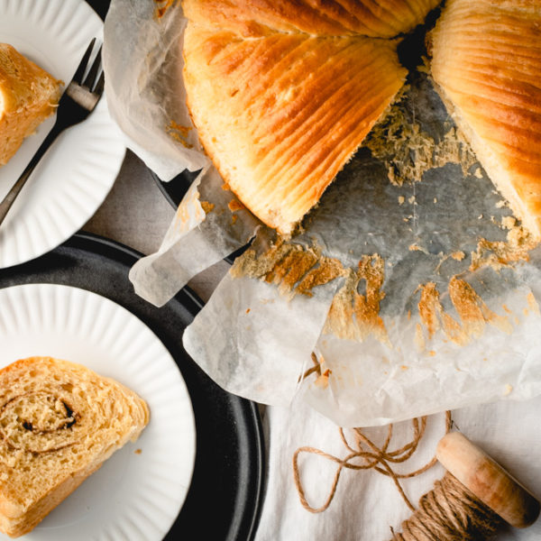 Rezept für Zimtschnecken-Wollknäuel-Brot – Kein Osterzopf, passt aber auch an Ostern