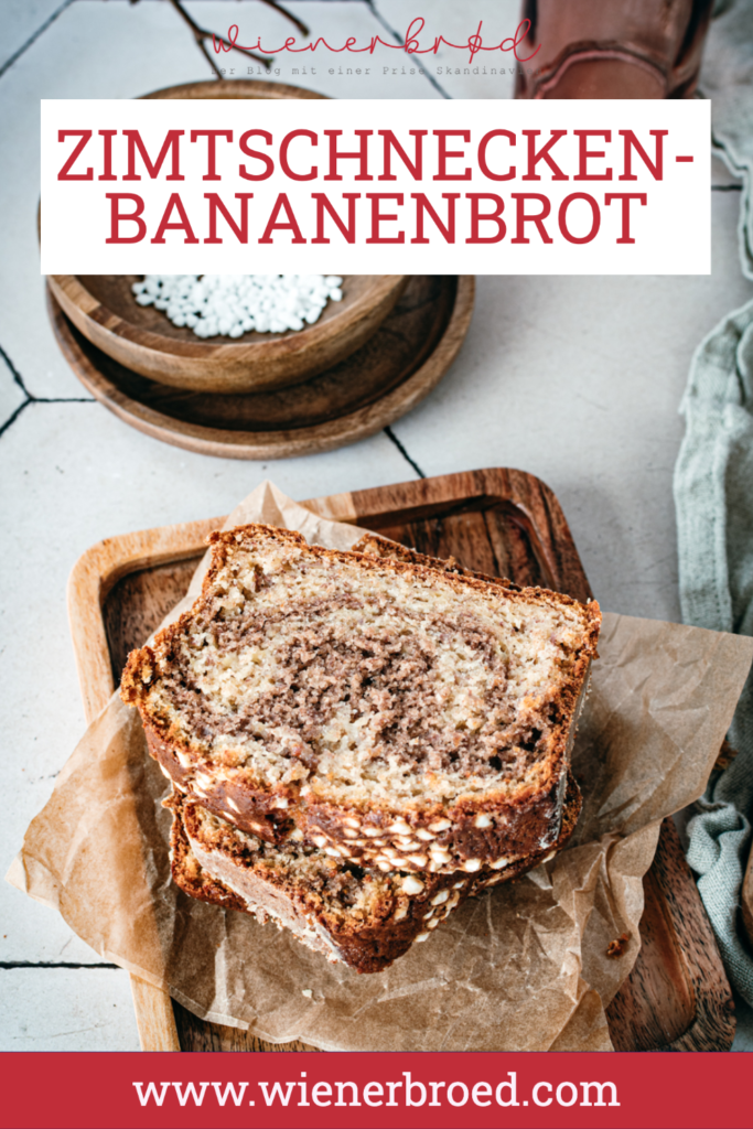 Pin das Rezept für einfaches Bananenbrot mit extra viel Zimt