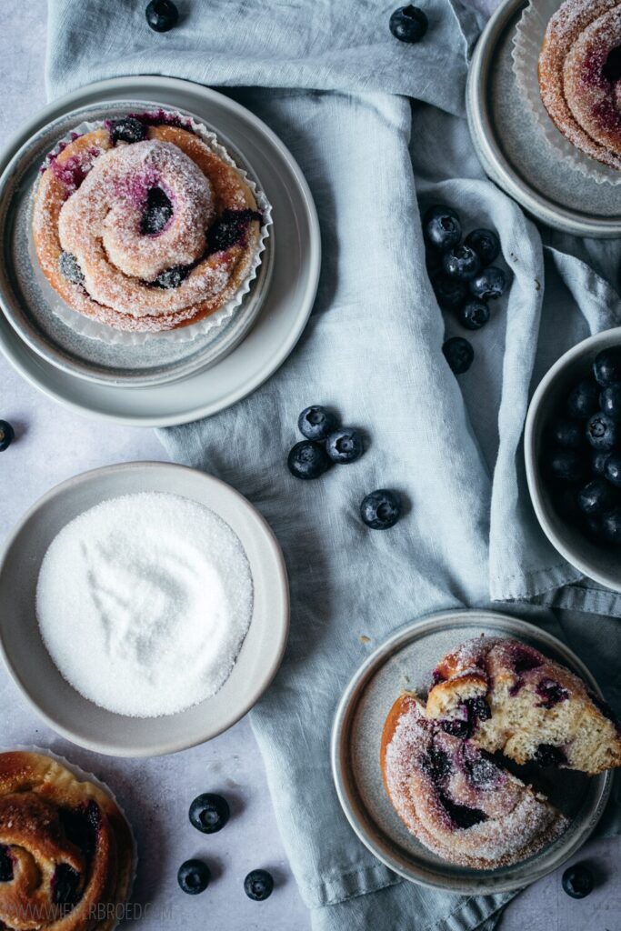 Blaubeerschnecken wie aus einem Astrid Lindgren-Buch